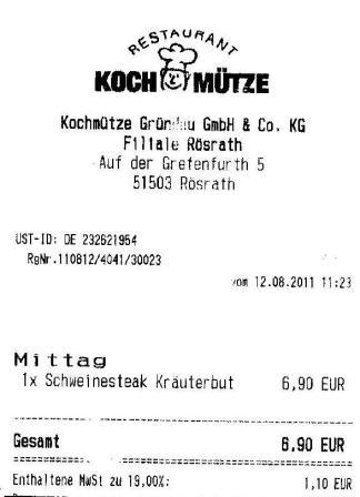 bpco H�ffner Kochm�tze Restaurant